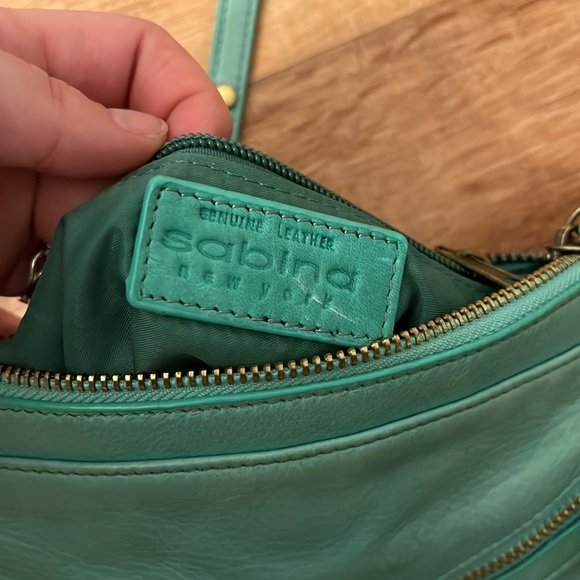 Sabina New York genuine leather crossbody bag - Picture 6 of 6